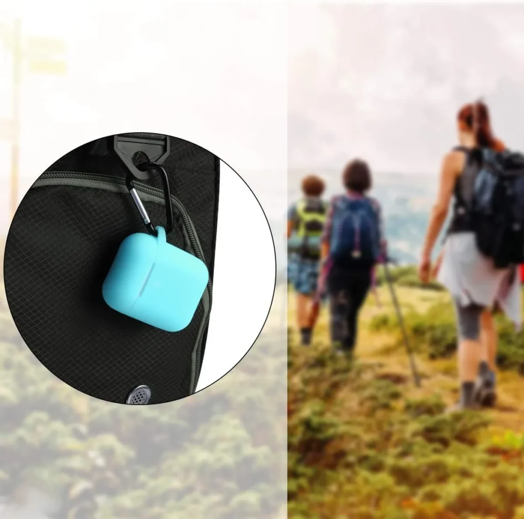 Airpods 2 Silicone Case with metal Clip