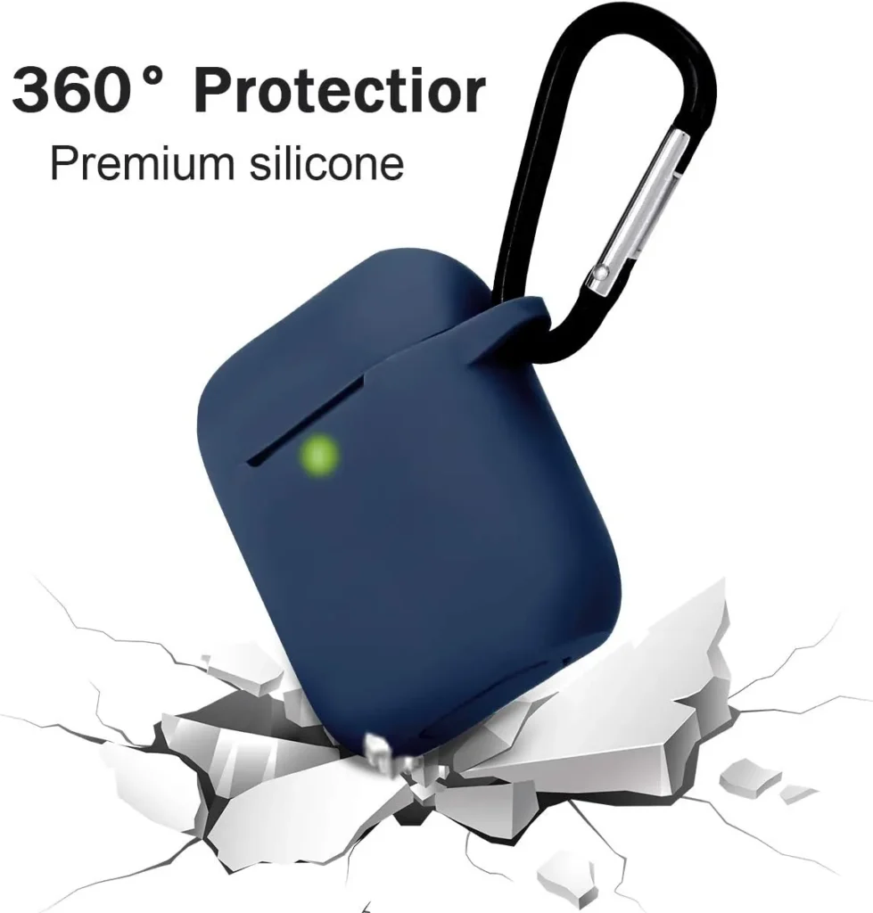 Airpods 2 Silicone Case with metal Clip