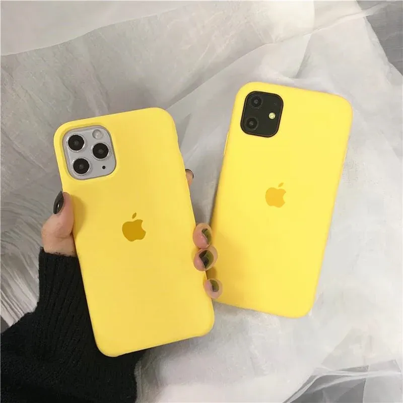 ab25698ec2eb2a888ab436dc97e31b7d iPhone official silicone Case Yellow