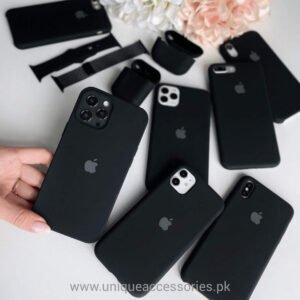 iPhone Silicone Cases-Black