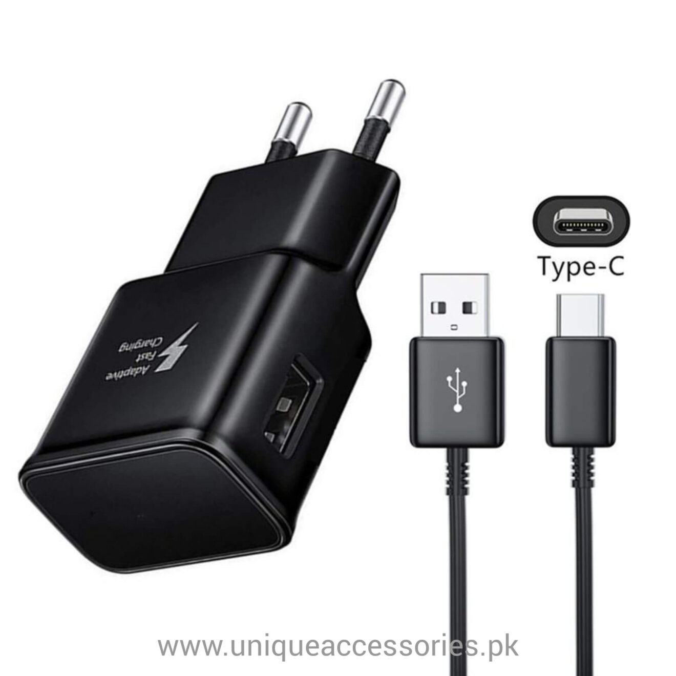 Samsung Charger 15W with USB Type C Cable Unique Accessories