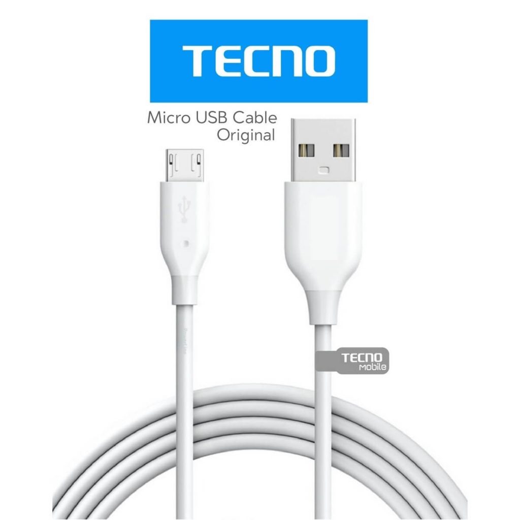 Tecno Fast Charging Data Cable Micro USB Unique Accessories