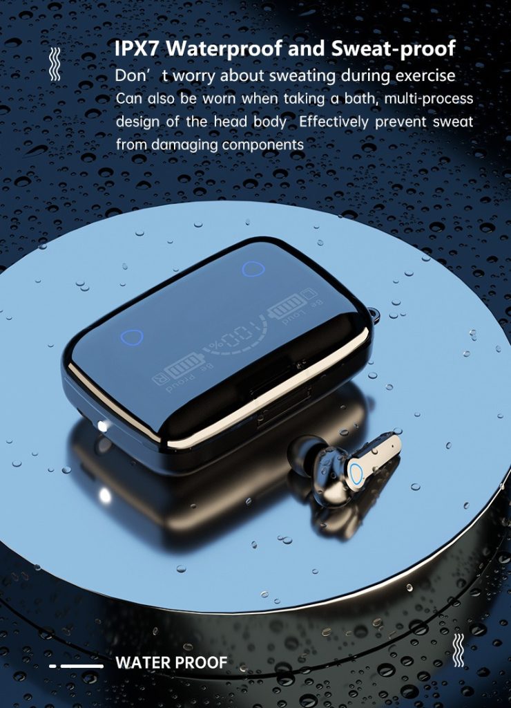 M19 TWS Wireless Bluetooth Earbuds with earphone