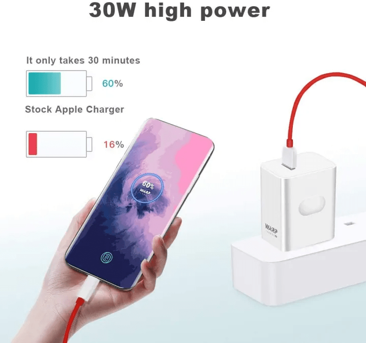 OnePlus Warp Charger 30W with cable