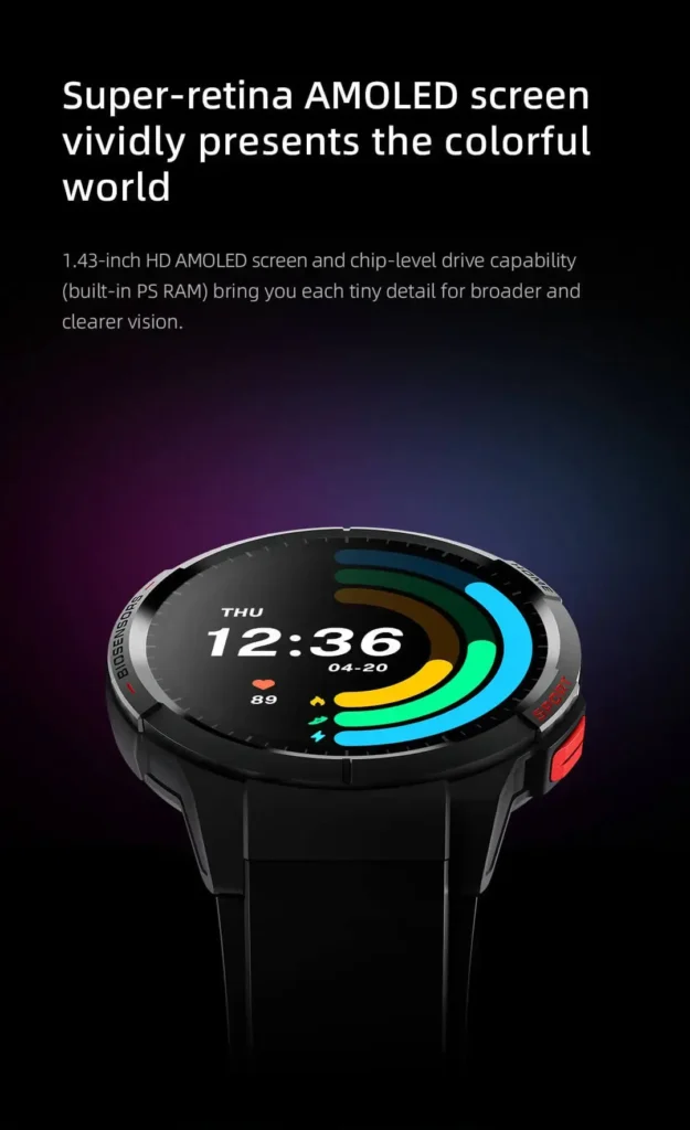 Mibro GS Smart Watch Features