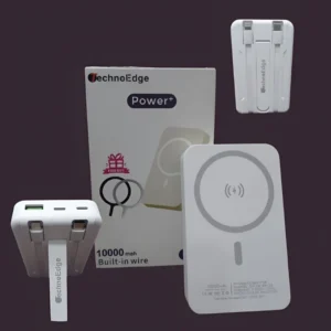 TechnoEdge Wireless MagSafe Power Bank 2in1 10000mAh