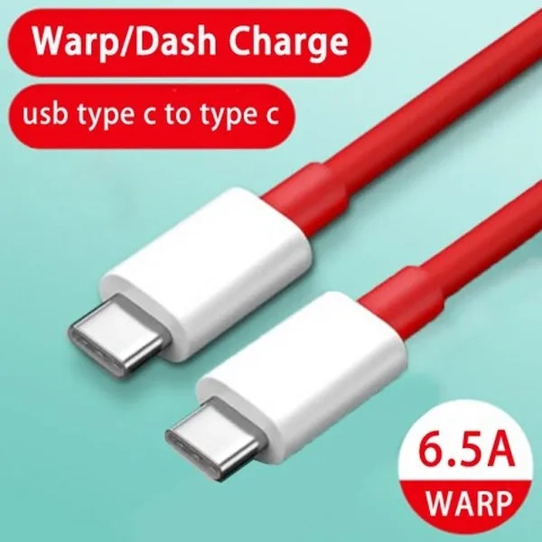 OnePlus Warp Charger Data Cable USB C to Type C