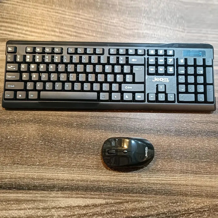 Jedel Ws1100 Wireless Keyboard Mouse Combo