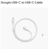 Google Pixel Rapid Charge PD Data Cable Type C to Type C