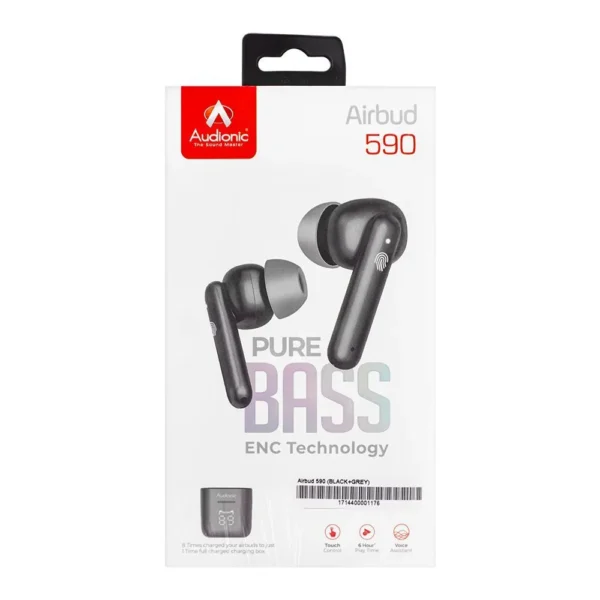 Audionic Airbuds 590 Pure Bass ENC Earbuds