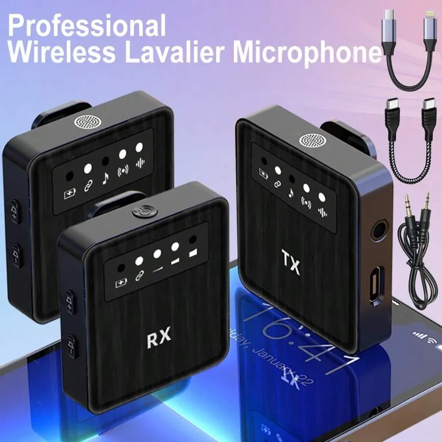 X1 2in1 Wireless Lavalier Lapel Microphone