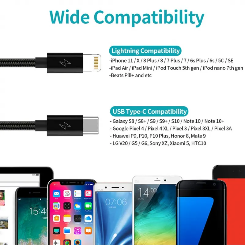 Romoss 2 In 1 Data Cable Lightning+Micro (cb20a-71-933)