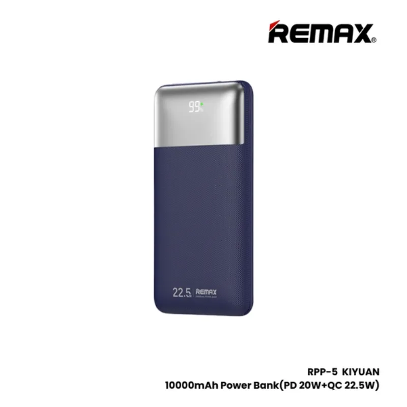 Remax Kiyuan Series 20W+22.5w Pd+Qc Power Bank 10000mah