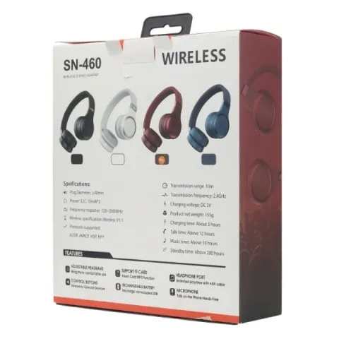 SN460 Wireless Bluetooth Headphones with ANC