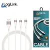 Logilink 3in1 Usb Data Cable 6A Fast Charging