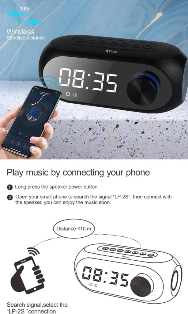 Kisonli LP-2S RGB Bluetooth Speaker