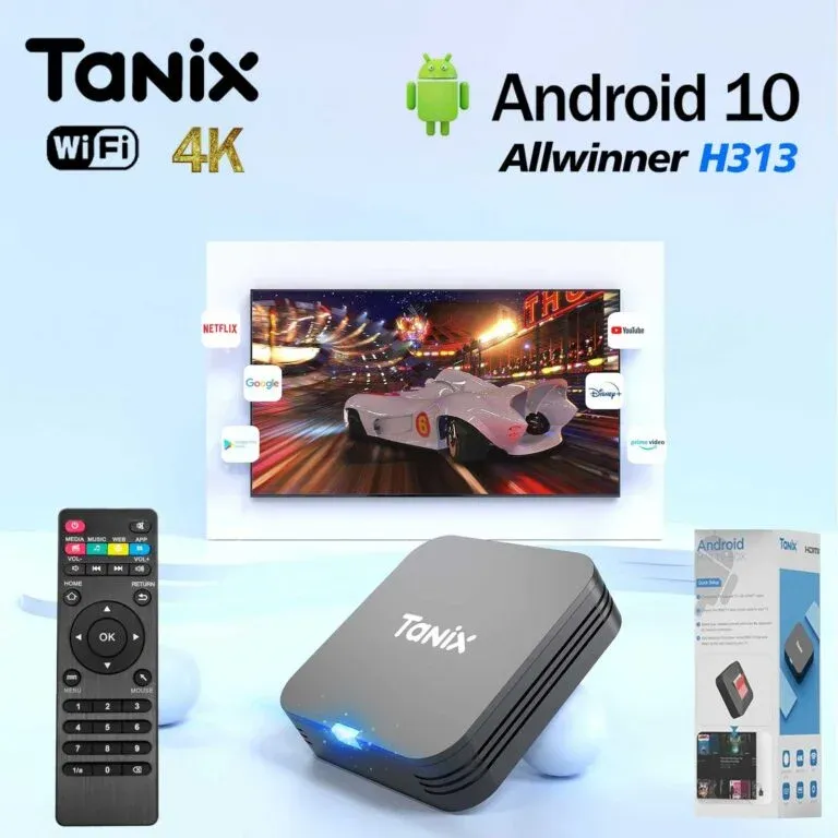 Tanix Super Mini Smart Android TV Box Android 10.0