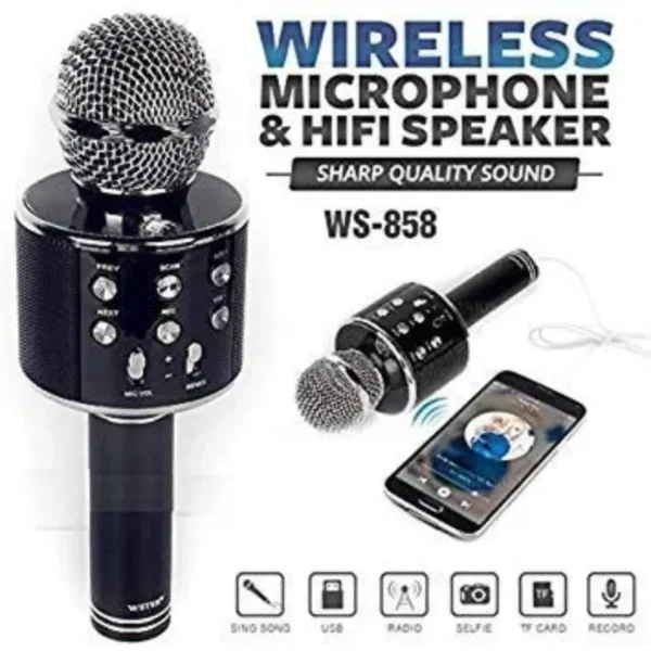 WS 858 Bluetooth Microphone