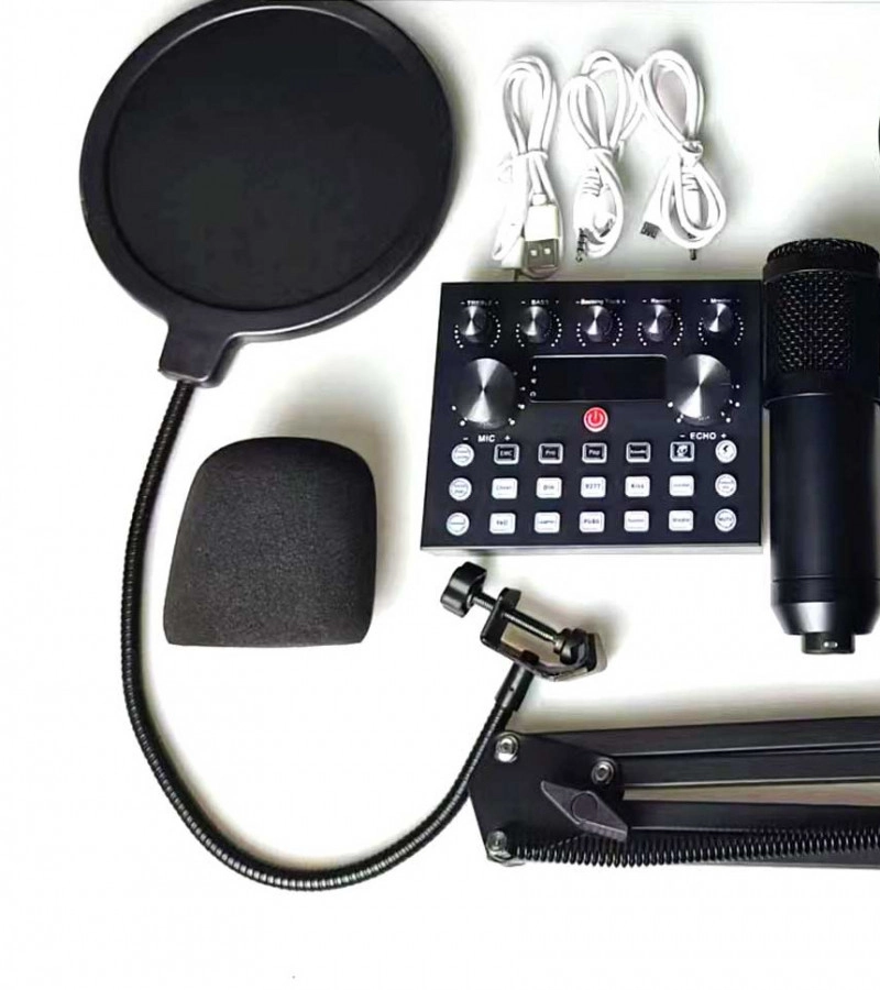 V10 Bm-800 Podcast Condenser Microphone