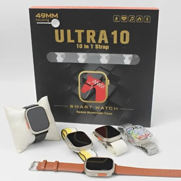 Ultra 10 49mm 10 in 1 Smart Watch Suit