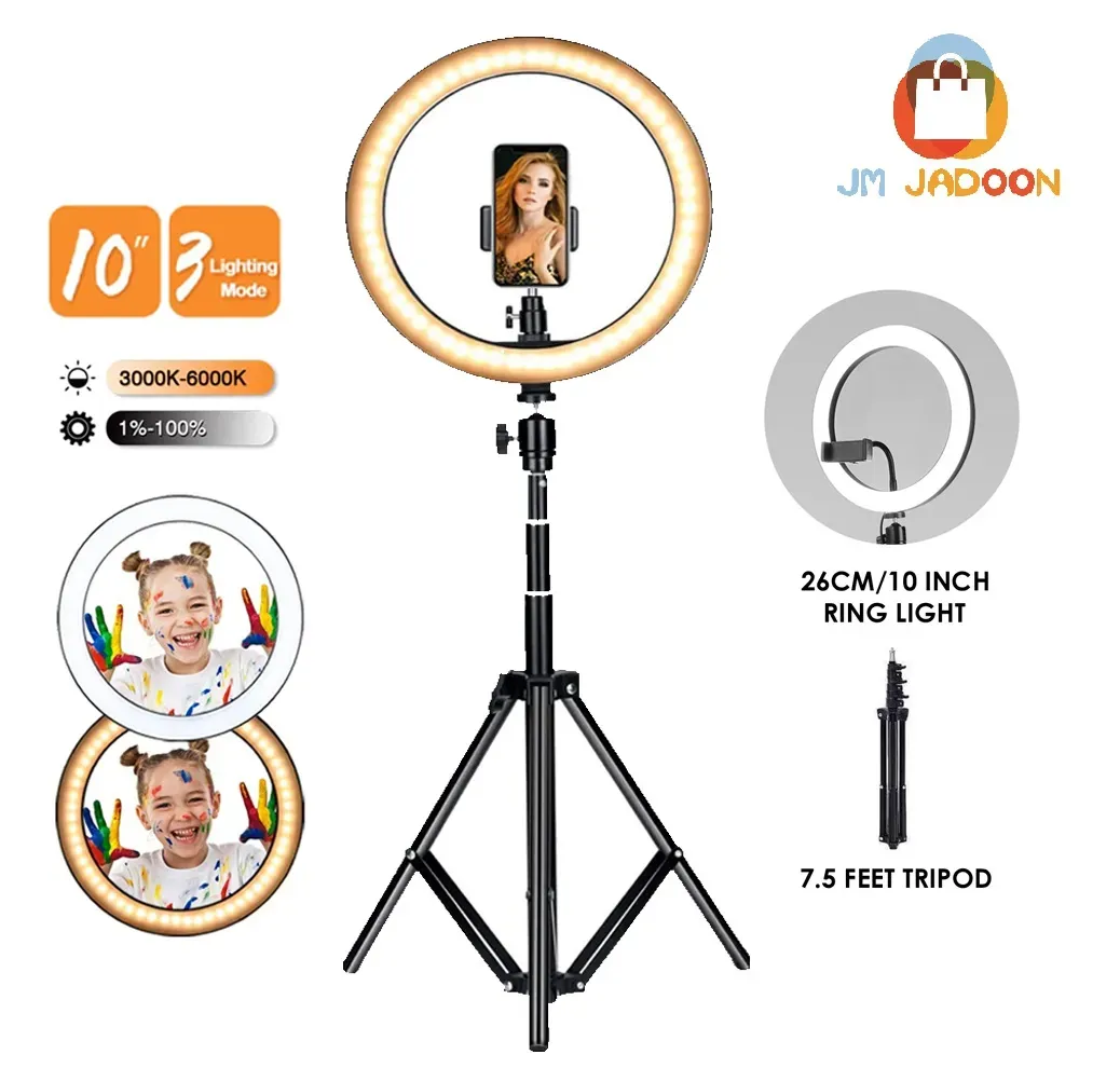 Selfie Ring light 26cm with 3 modes