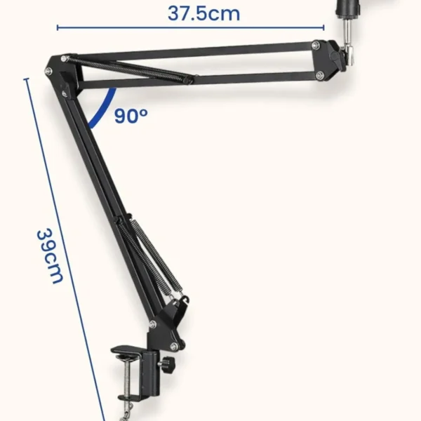 Syga 35 Metal Cantilever Microphone Wheat Stand