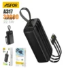 Aspor A317 22.5W Power Bank 30000mah With 3 Cables