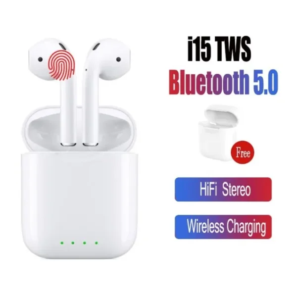 i15 TWS Wireless AirPods Bluetooth Earphones