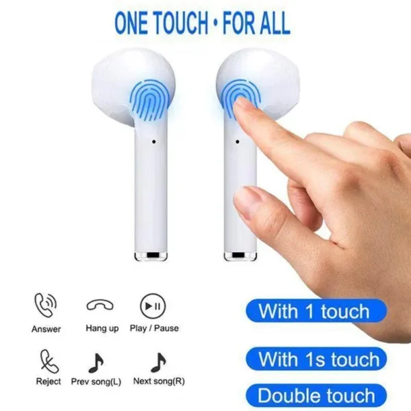 i12 TWS Wireless AirPods Bluetooth Earphones