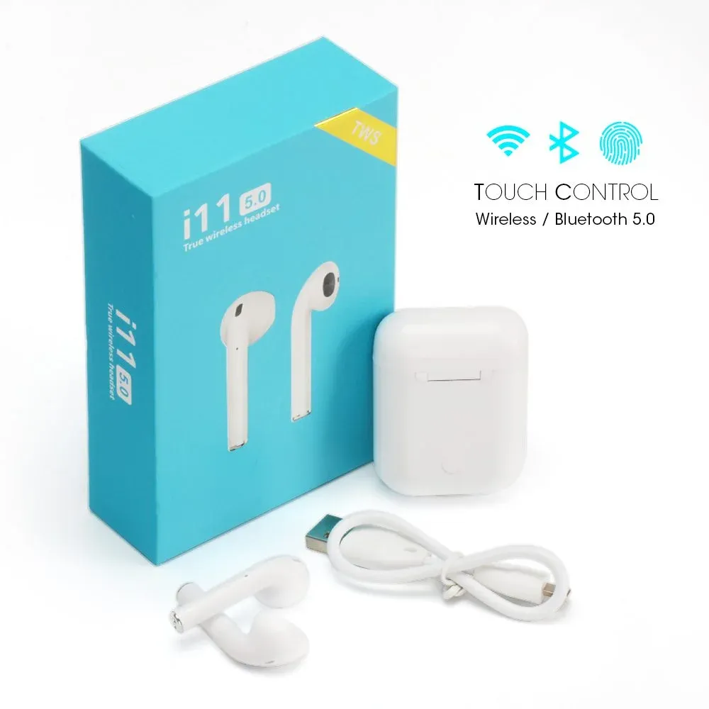 i11 TWS Wireless AirPods Bluetooth Earphones