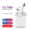 i12 TWS Wireless AirPods Bluetooth Earphones