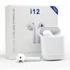 i12 TWS Wireless AirPods Bluetooth Earphones