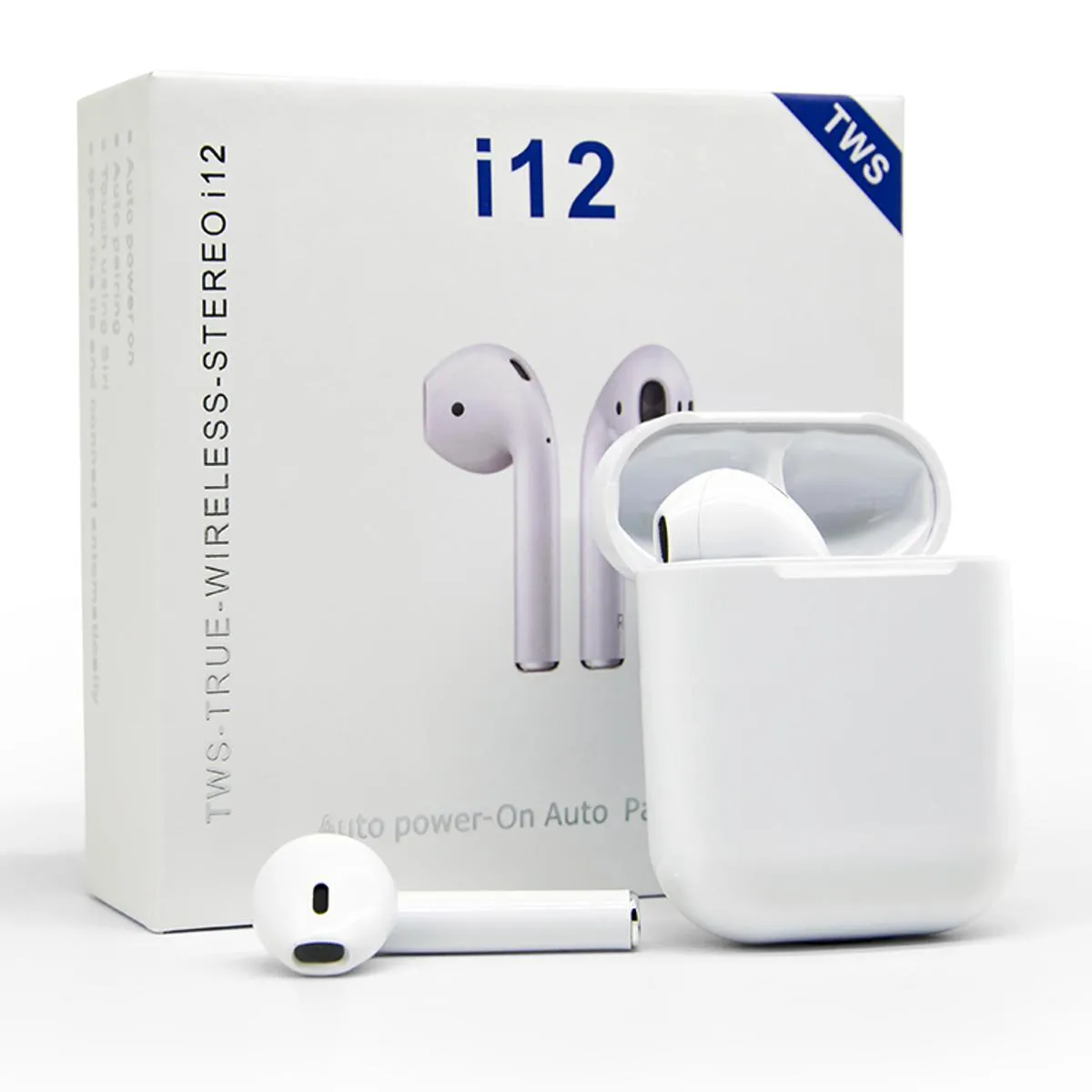 i12 TWS Wireless AirPods Bluetooth Earphones