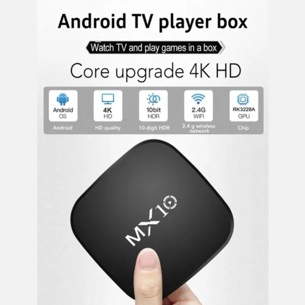 MX10 Smart Android TV Box 1GB 8GB Android 11