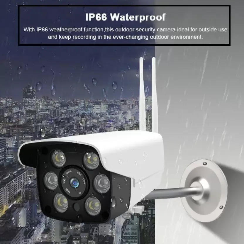 IP Wireless Bullet 2 Antenna R9520 Camera Waterproof