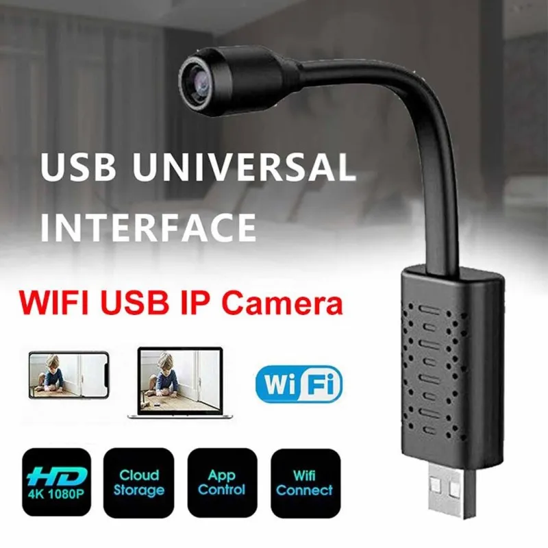 USB Gnoose Neck Wifi Camera 2MP 1080P HD V380 Pro App