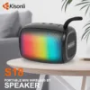 Kisonli G18 RGB Portable Bluetooth Speaker with Colorful Lights