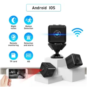 X9 1080p Hd 2mp Magnetic Wifi Mini Camera with FtyCamPro App