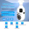 PTZ Bulb Camera Dual Lens Full HD Camera With Bulb