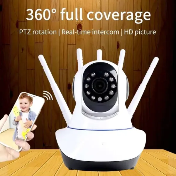 Speed-X 5 Antenna Color Night Vision Camera 2mp 1080p Full HD Ipc App