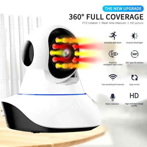 Speed-X 5 Antenna Color Night Vision Camera 2mp 1080p Full HD Ipc App