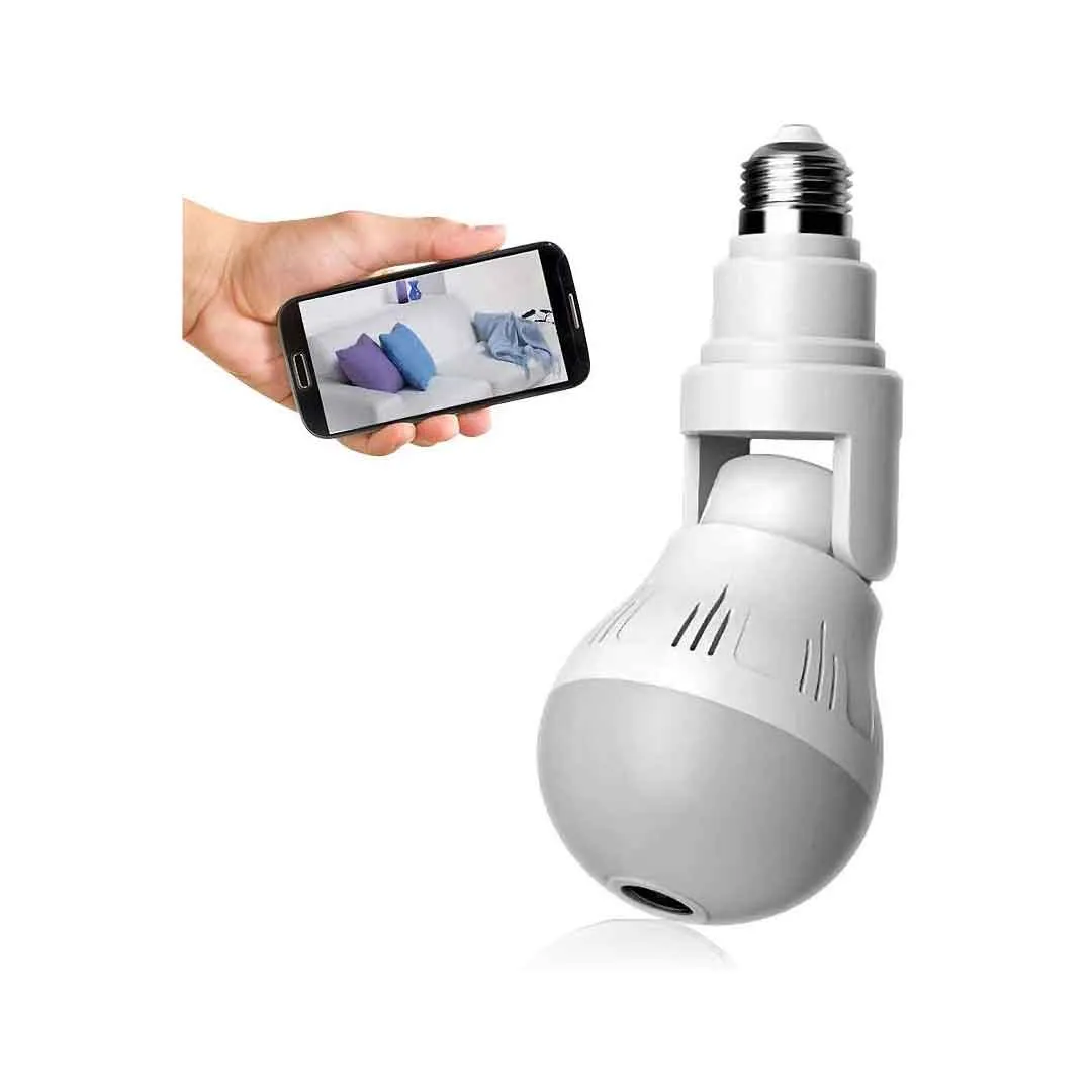 Light Bulb Camera WiFi Outdoor Camera 1080p HD Wireless 360 Degree