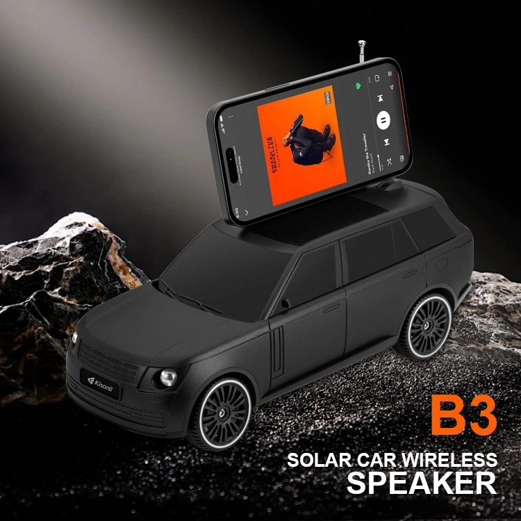 Kisonli B3 Car Wireless Bluetooth Speaker with Solar Charging