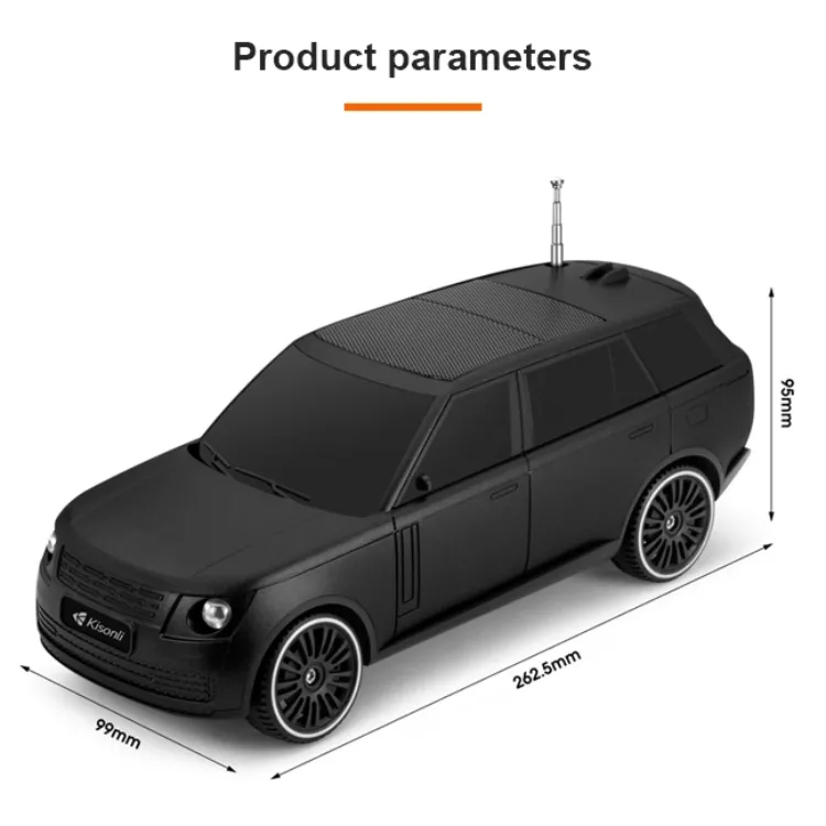 Kisonli B3 Car Wireless Bluetooth Speaker with Solar Charging