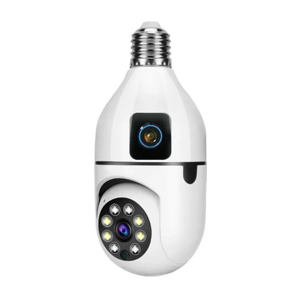 PTZ Bulb Camera Dual Lens Full HD Camera With Bulb