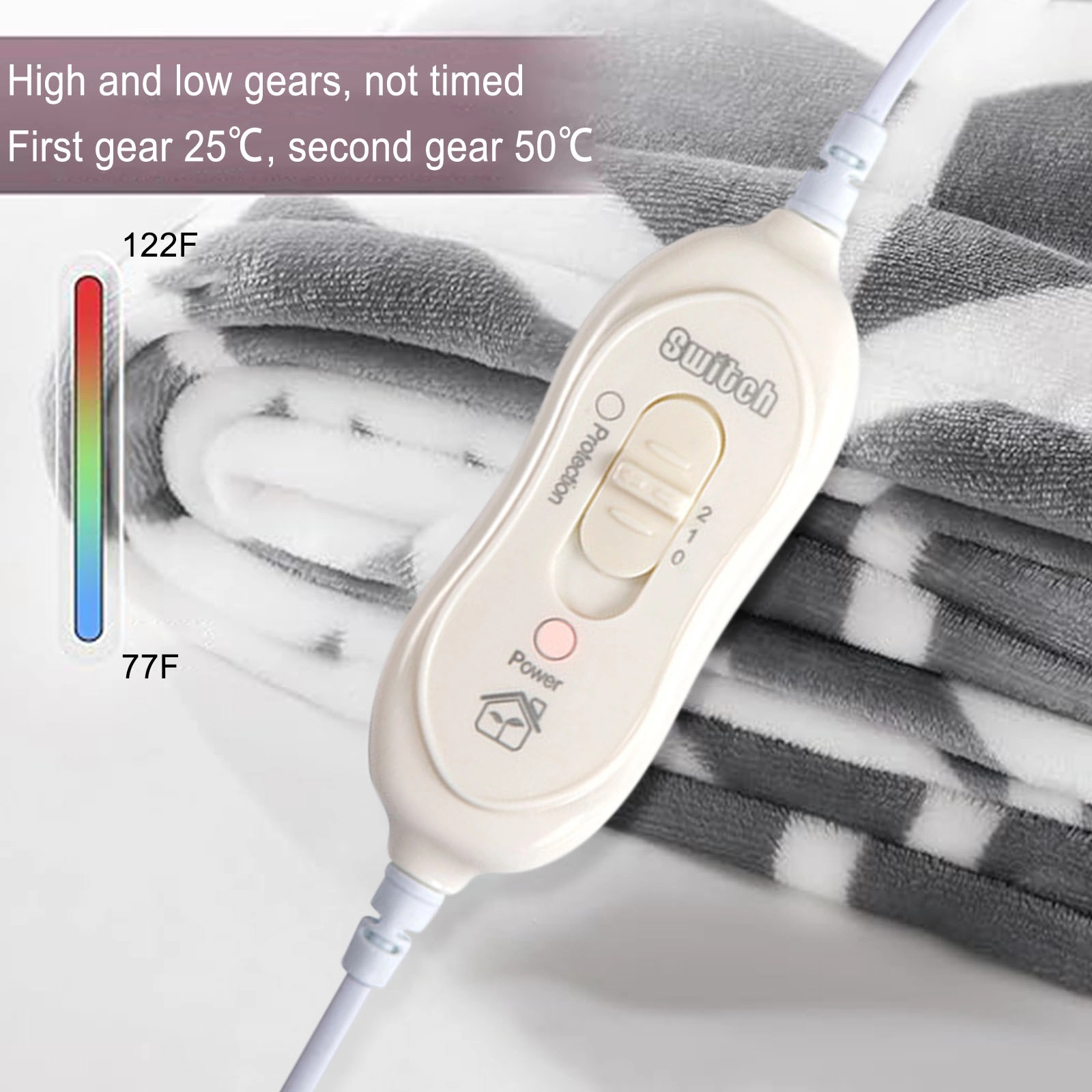 Electric Heating Blanket single bed 150 x 70 cm