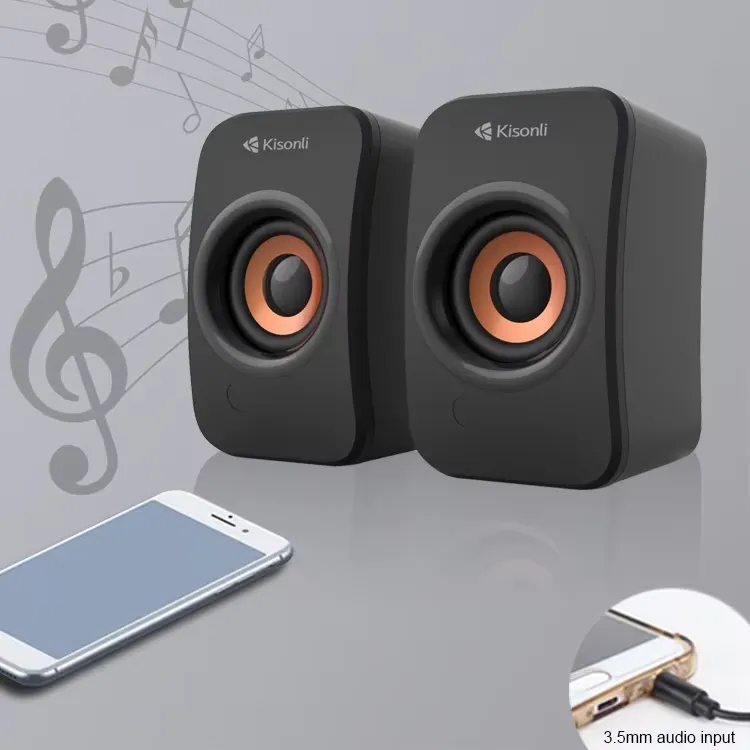 Kisonli KS-07 Multimedia USB Computer Speakers