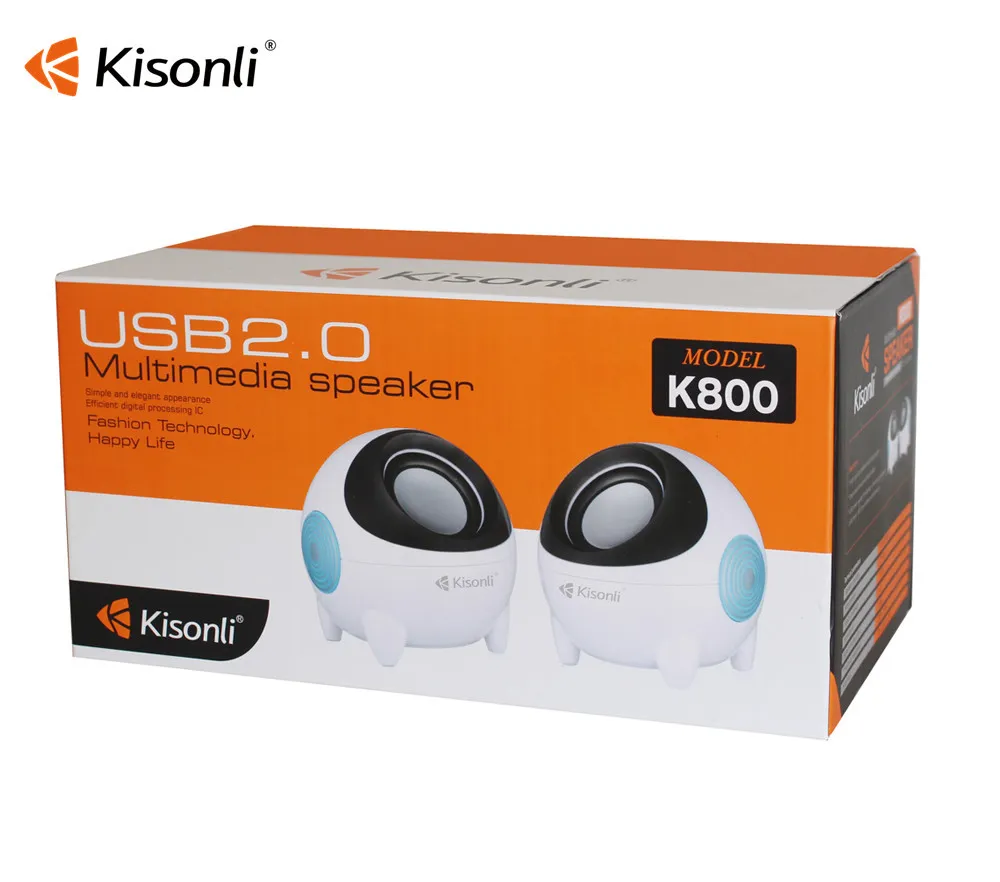 Kisonli K800 Multimedia USB Mini Speakers Kisonli K800 Multimedia USB Mini Speakers