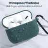 Apple Airpods Pro 2nd Generation Silicone Case with metal Clip
